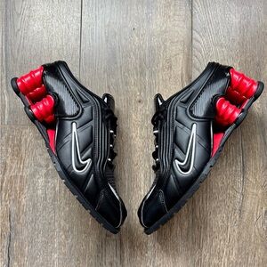 Nike Martine Rose x Wmns Shox Mule MR4 Black Comet Red Women's Sz 7 DQ2401-001